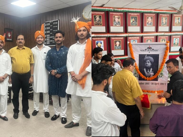 Central University of Jammu Celebrates the Birth Anniversary of Maharaja Hari Singh Ji with Enthusiasm and Reverence