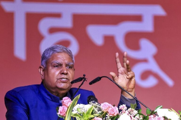 “Dhankhar: Certain Malevolent Forces Are Attempting to Tarnish India’s Image”