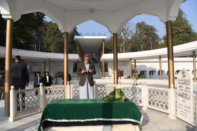 Omar Abdullah Pays Homage to National Conference Founder Sheikh Mohammed Abdullah