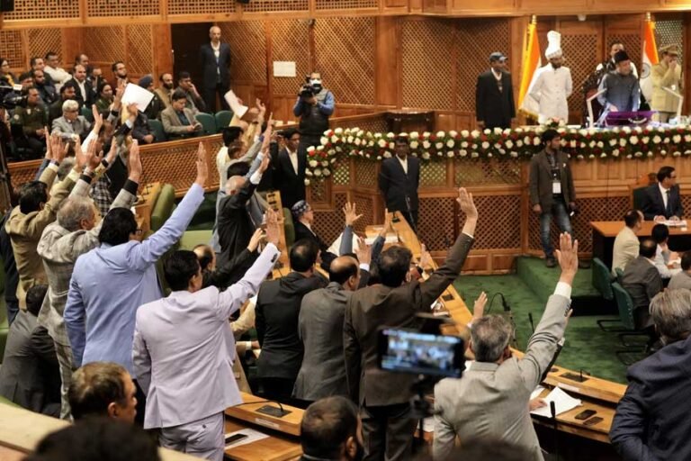 J&K Assembly Faces Turbulent Session, Adjourned Amid Uproar Over Special Status Resolution