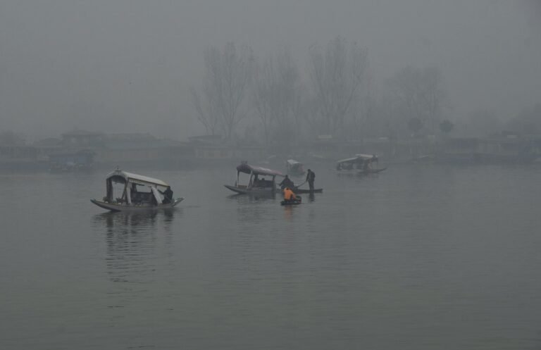 “Srinagar Experiences First Sub-Zero Night of the Season”