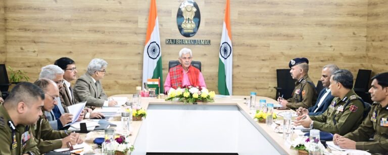 Lieutenant Governor chairs review meeting of Home Department