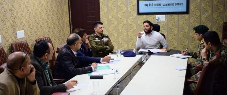 DM Jammu Chairs District Level Border Committee Meeting