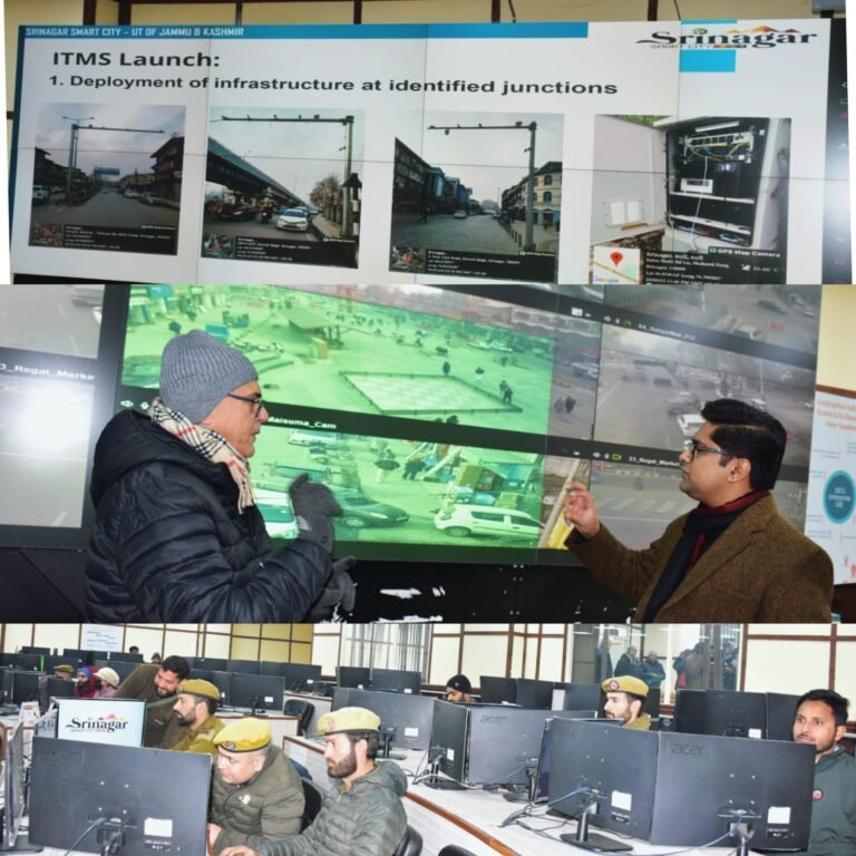 CEO SSCL Inaugurates Intelligent Traffic Management System