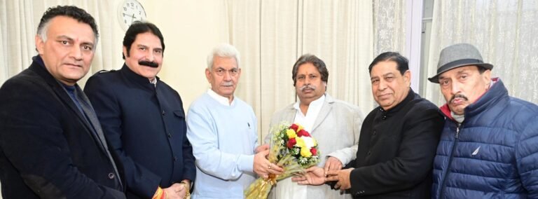 J&K Congress Delegation Led by Raman Bhalla Meets Lieutenant Governor