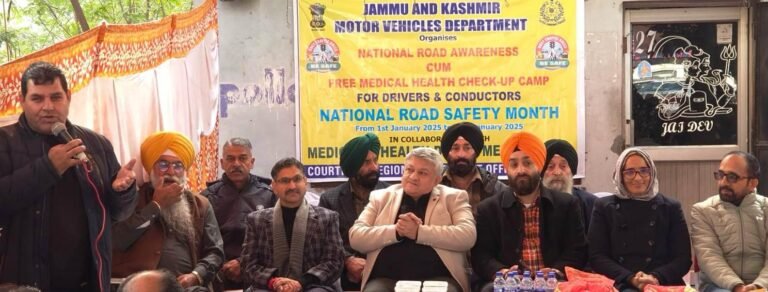 Transport Commissioner Inaugurates Free Health Check-Up Camp for Drivers and Conductors