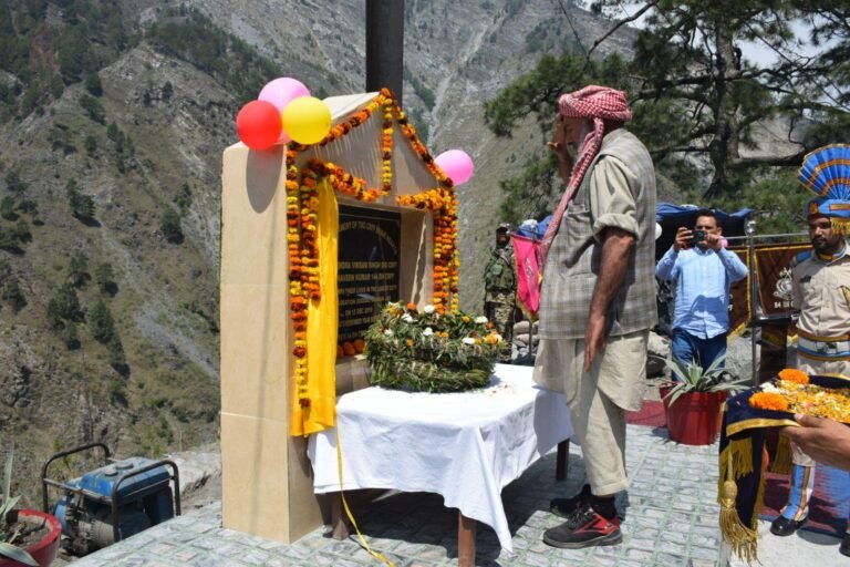 84 Bn CRPF unveils the memorial stone of its brave hearts at Digdol Ramban
