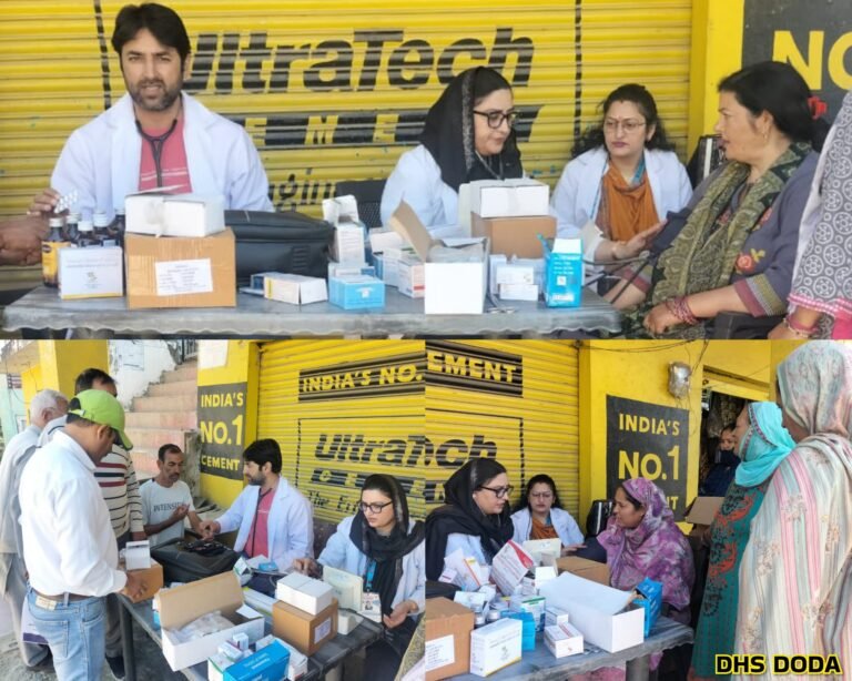 Health Screening Camp Organized at Khellani Top