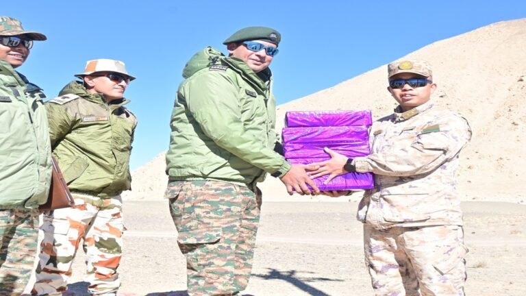Ladakh LG Celebrates Diwali With Soldiers, Hails Their Contribution In Protecting Borders