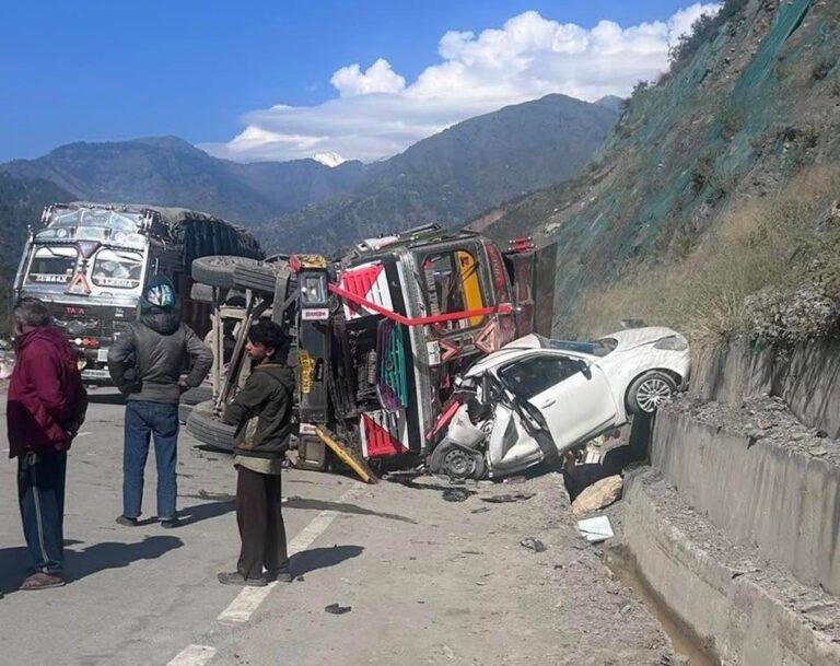 One Dead, Two Injured in Road Accident in Ramban