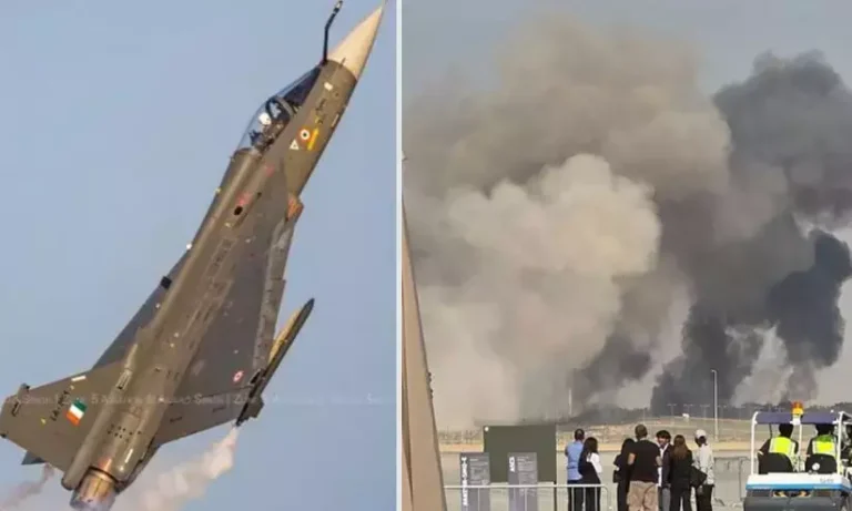 IAF’s Tejas Fighter Jet Crashes During Dubai Air Show, Pilot Dies