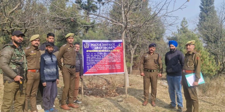 J&K Police Attaches Property Of Terror Handler Operating From PoJK