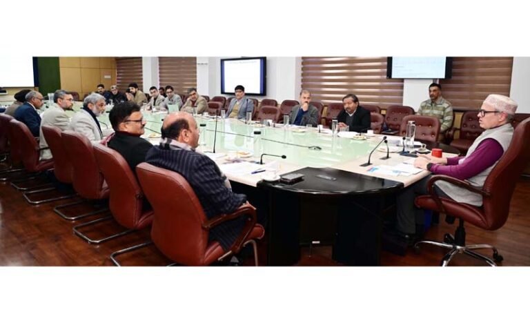 CM Omar Abdullah Chairs Third Day of Pre-Budget Consultations, Stresses Practical and Outcome-Driven Planning