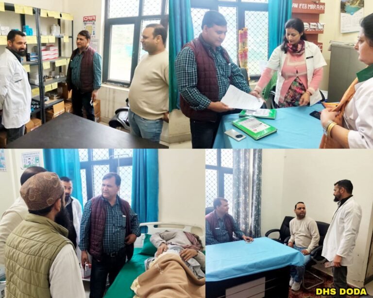 CMO Doda Conducts Surprise Inspection of Trauma Hospital Khellani