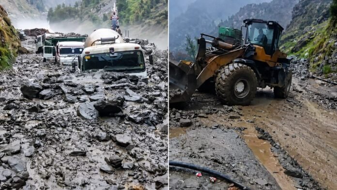 Kwar Hydroelectric Project affected by cloudburst and landslide
